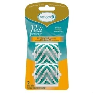 Amope Pedi Perfect Electronic Foot File Exfoliating Brush Refills, 2 Count